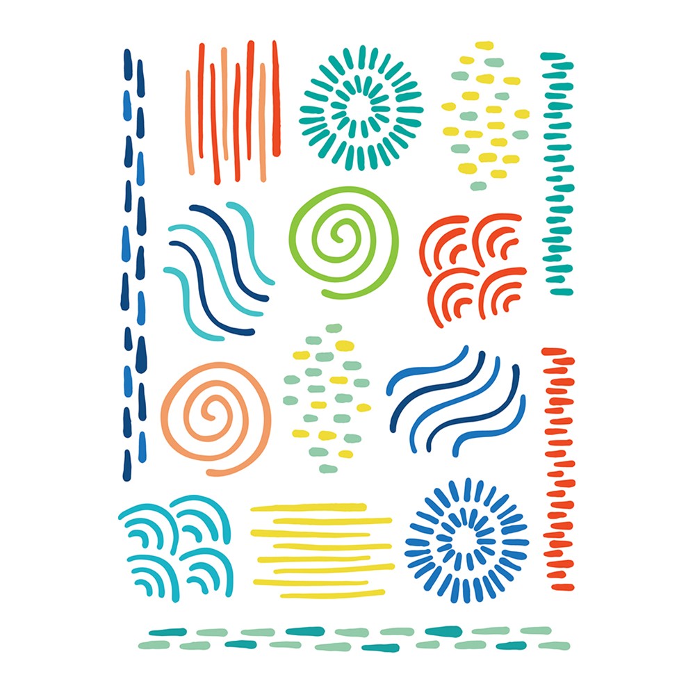 Hero Arts Colorful Doodles Transfers RT104