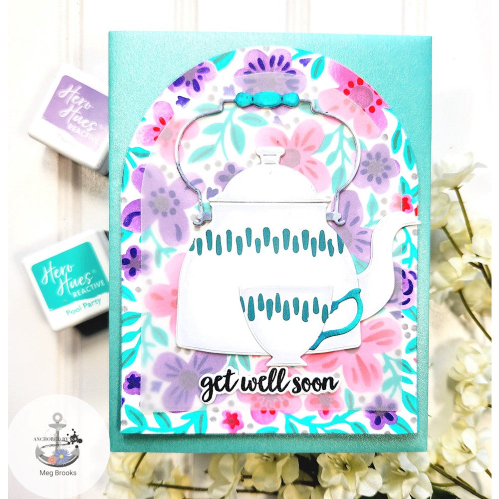Hero Arts Colorful Doodles Transfers RT104 get well soon