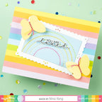 Waffle Flower Pinking Rectangle Frames Dies 421343 loved