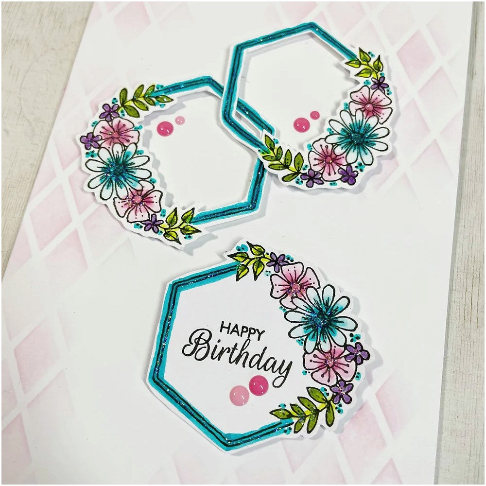 Julie Hickey Designs Special Day Florals Clear Stamps JH1069 birthday