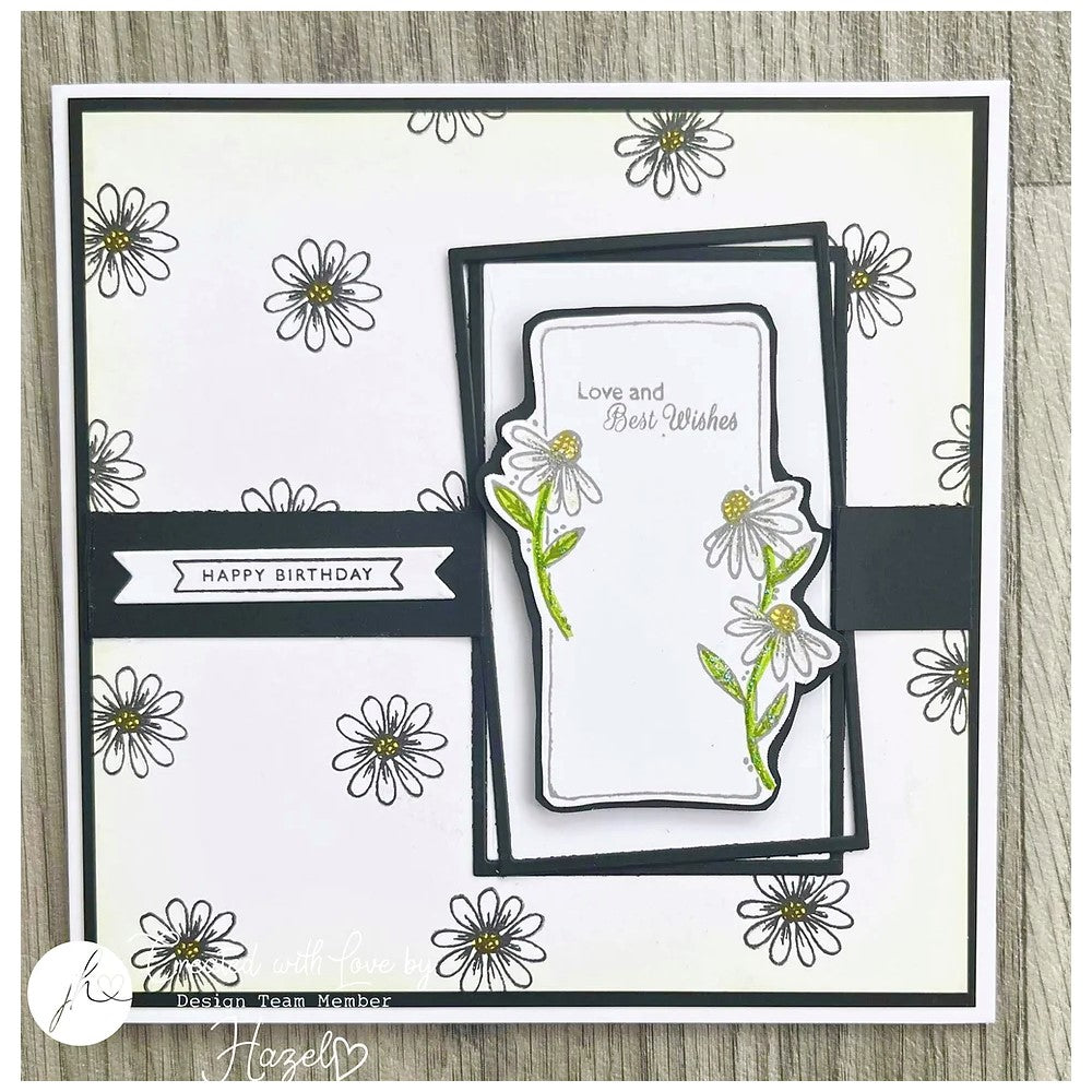 Julie Hickey Designs Special Day Florals Clear Stamps JH1069 best wishes