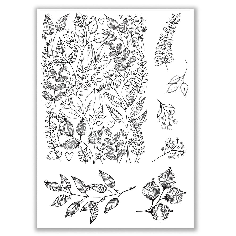 Julie Hickey Designs Foliage Galore Clear Stamps JH1070