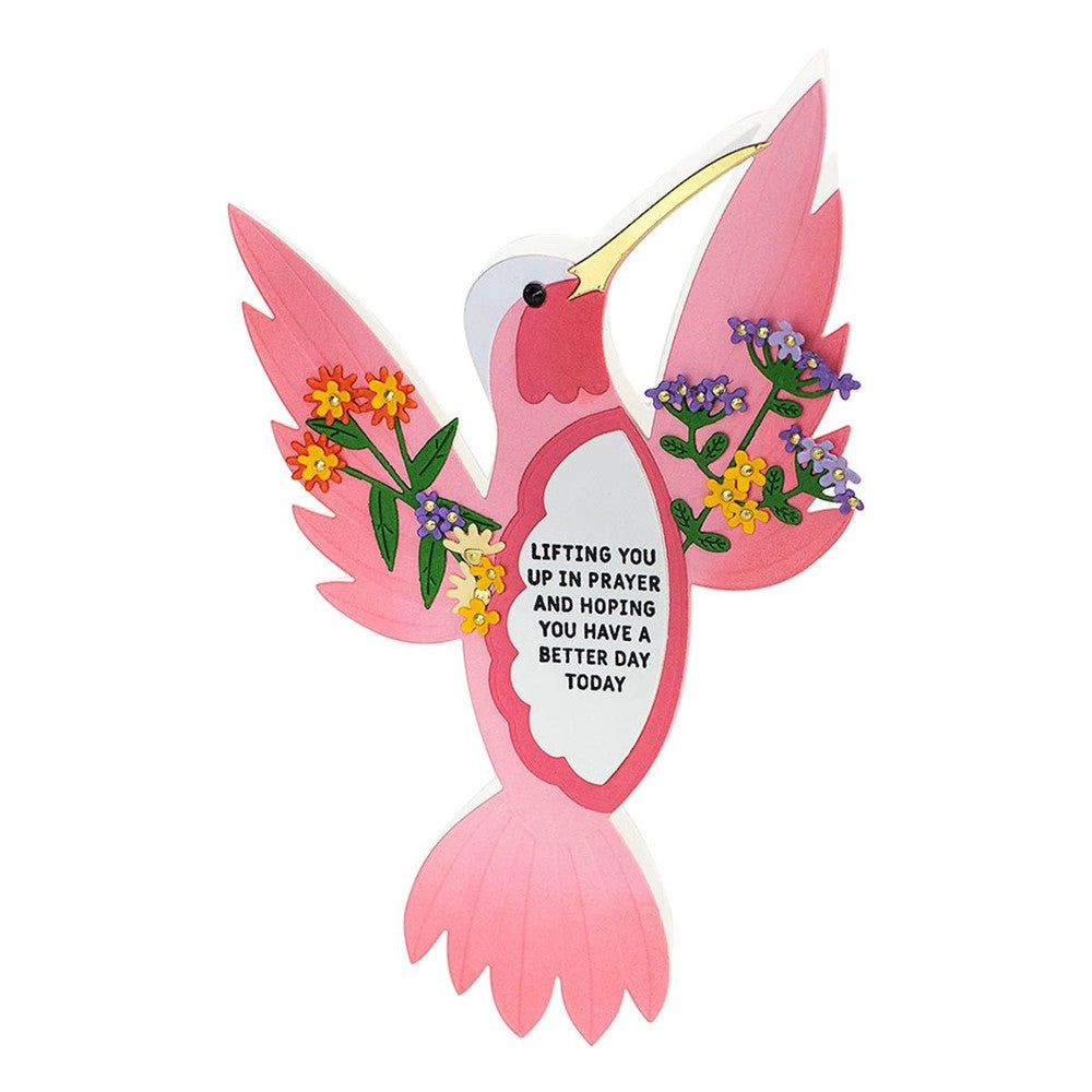 S7-231 Spellbinders Hummingbird Card Creator Etched Dies prayer