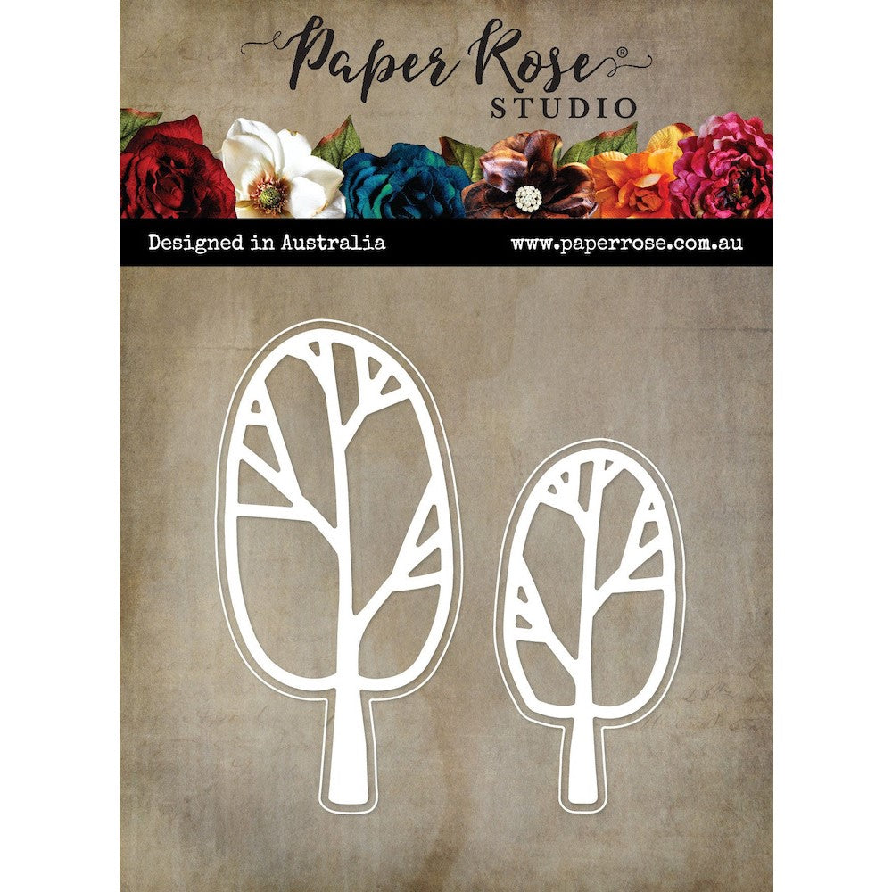 Paper Rose Abstract Trees Dies 29680