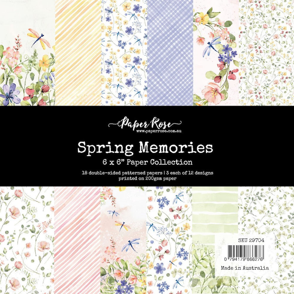 Paper Rose Spring Memories 6x6 Paper Pack