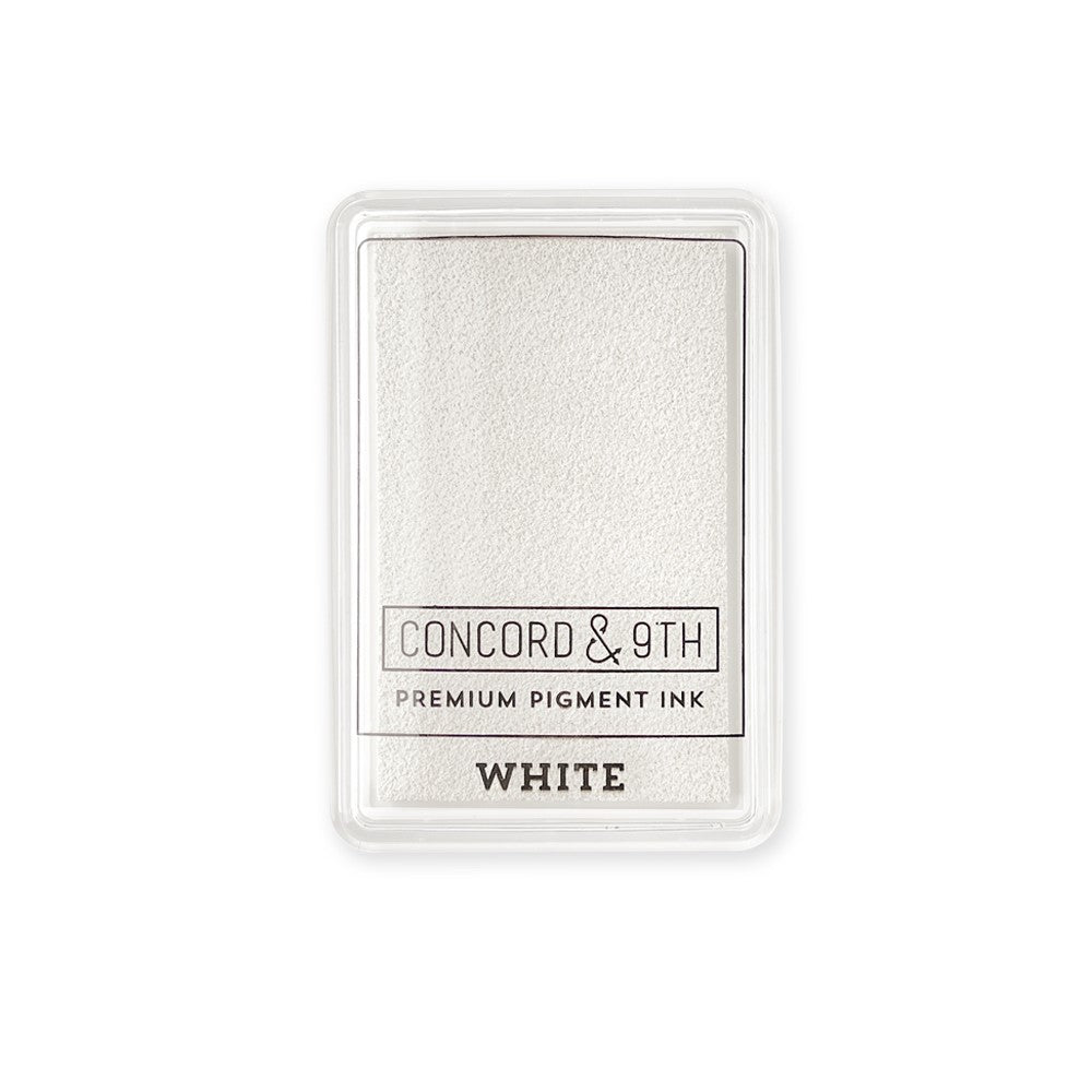Concord & 9th White Ink Pad 11643
