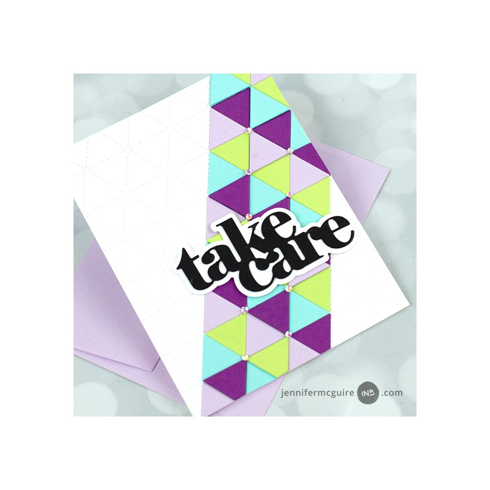 Concord & 9th Triangle Background Dies 11796 take care | color-code:ALT01