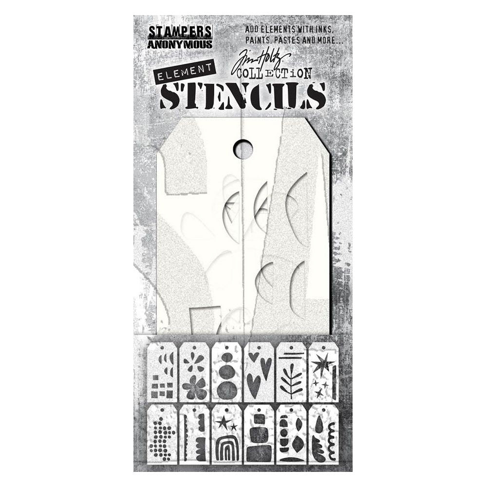 Tim Holtz Element Stencils Everyday Art EST004