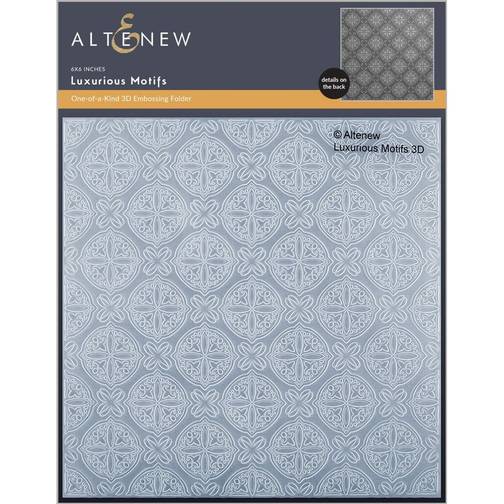Altenew Luxurious Motifs 3D Embossing Folder alt7721