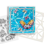Polkadoodles Tangled Layering Stencil pd8745 wish