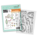 Polkadoodles Rainbows Stamp Soup Clear Stamps pd8741