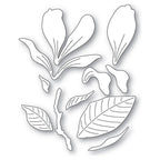 Memory Box Magnolia Blooming Bud Dies 94716 die pieces
