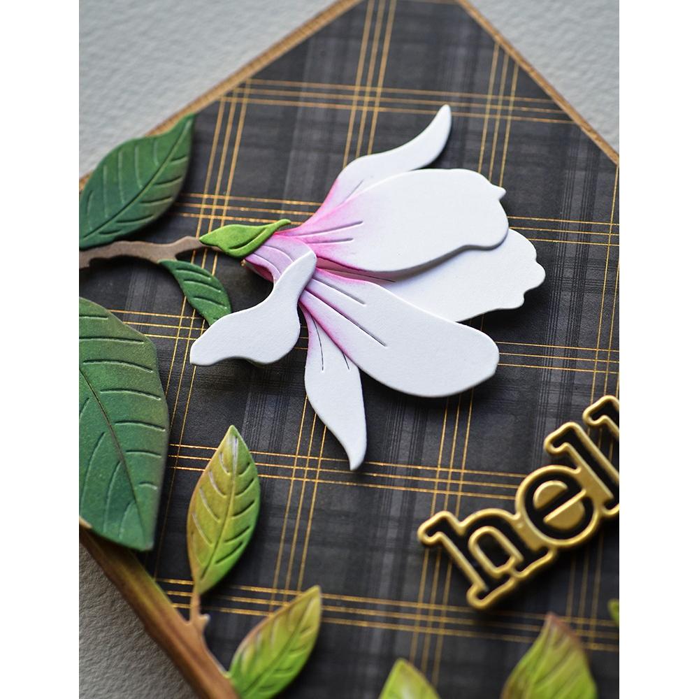 Memory Box Magnolia Blooming Bud Dies 94716 hello