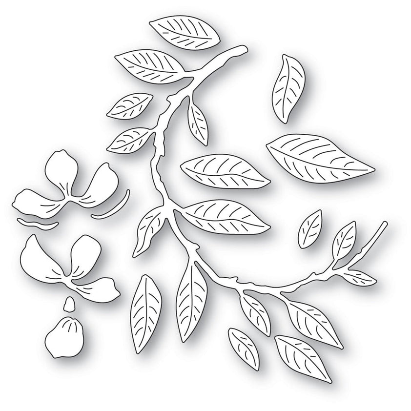 Memory Box Curved Magnolia Branch Dies 94719 – Simon Says Stamp