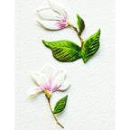 Memory Box Marvelous Magnolia 3D Embossing Folder and Cutting Dies ef1035 die cuts
