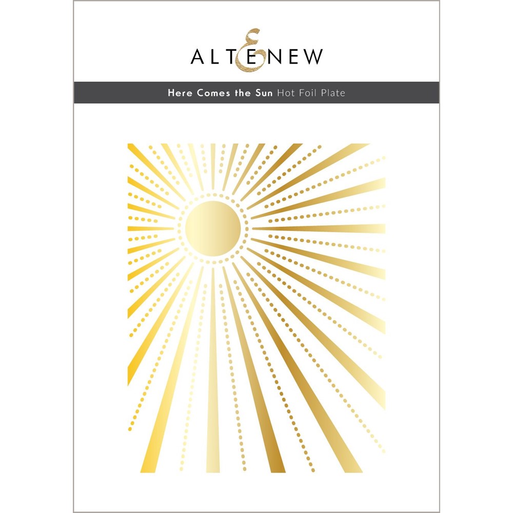 Altenew Here Comes The Sun Hot Foil Plate alt7717