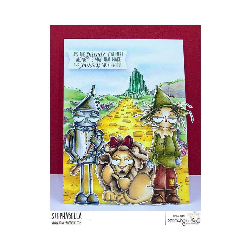 Stamping Bella Oz Sentiment Set Cling Stamps eb1234 bricks