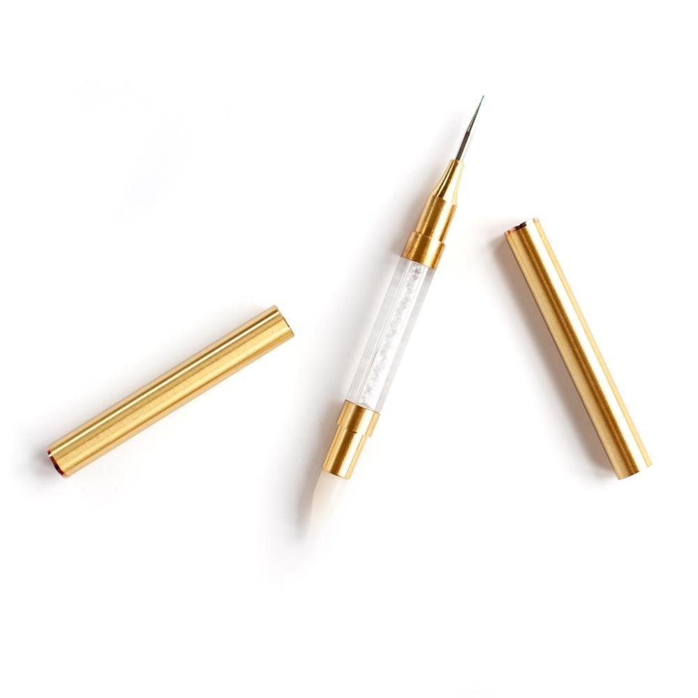 PinkFresh Studio Dual Tip Embellishment Tool pf108es Detailed Photo of Both Wax Tip and Craft Pick