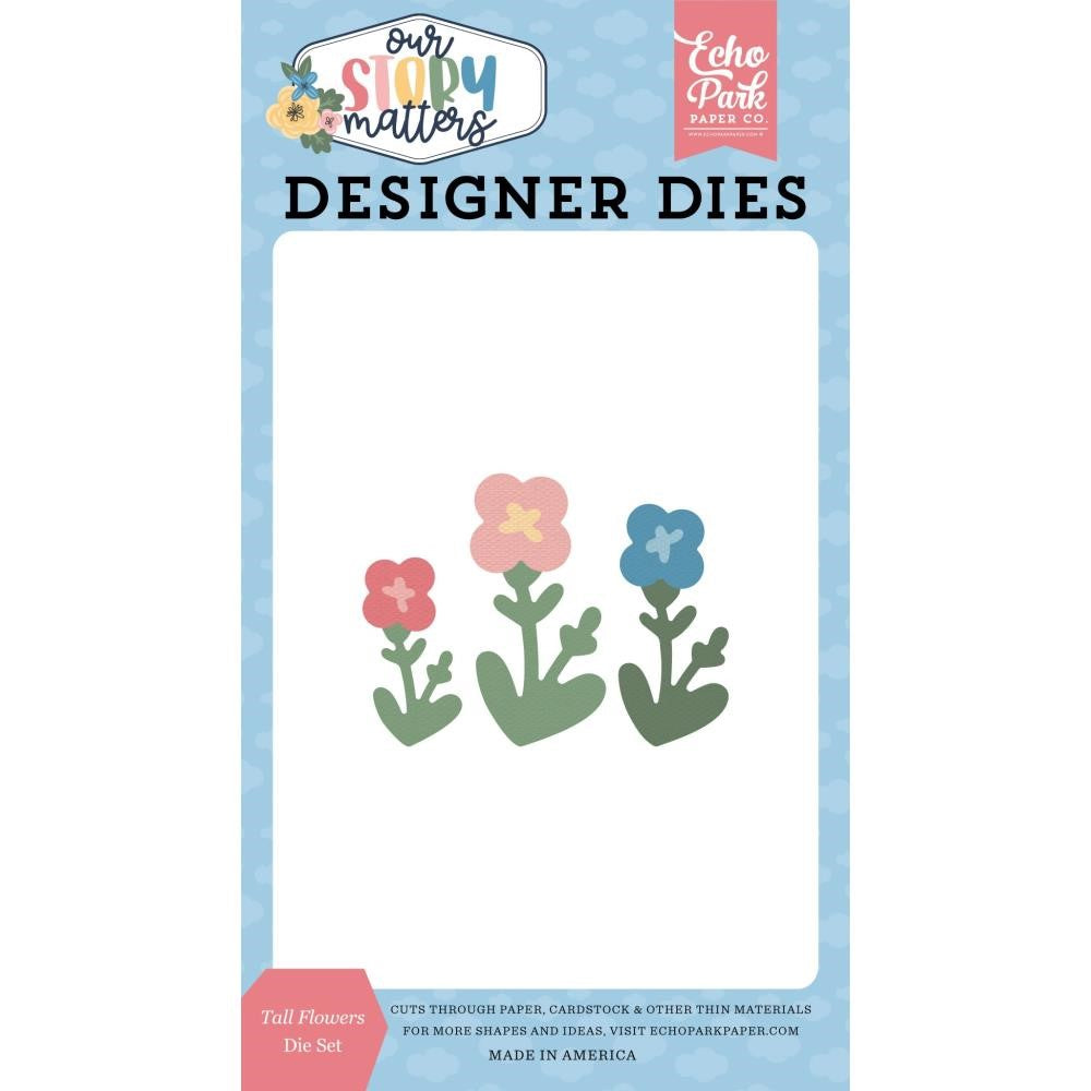 Echo Park Tall Flowers Die Set msm317042
