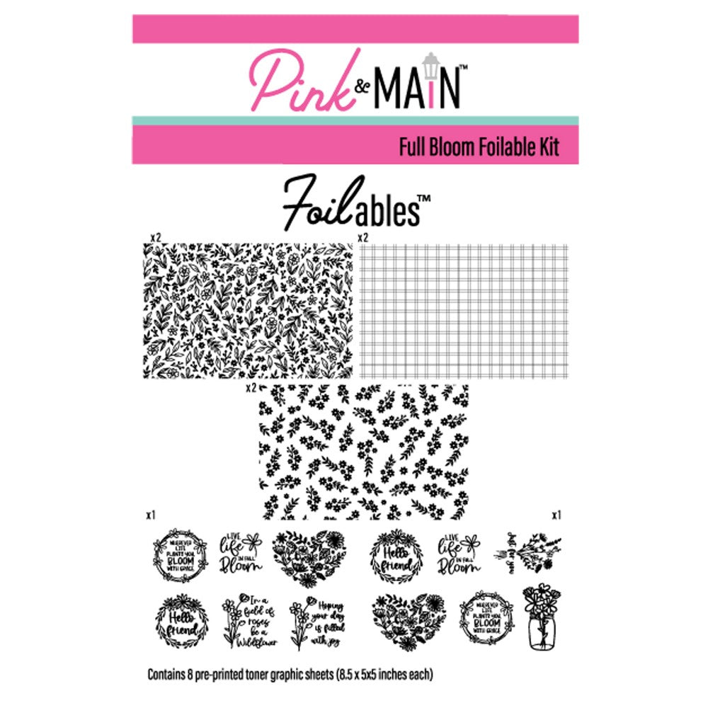 Pink and Main Full Bloom Foilable Kit pmf035