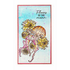 Studio Light Flower Squid Clear Stamps slesstamp429 flowers of the ocean