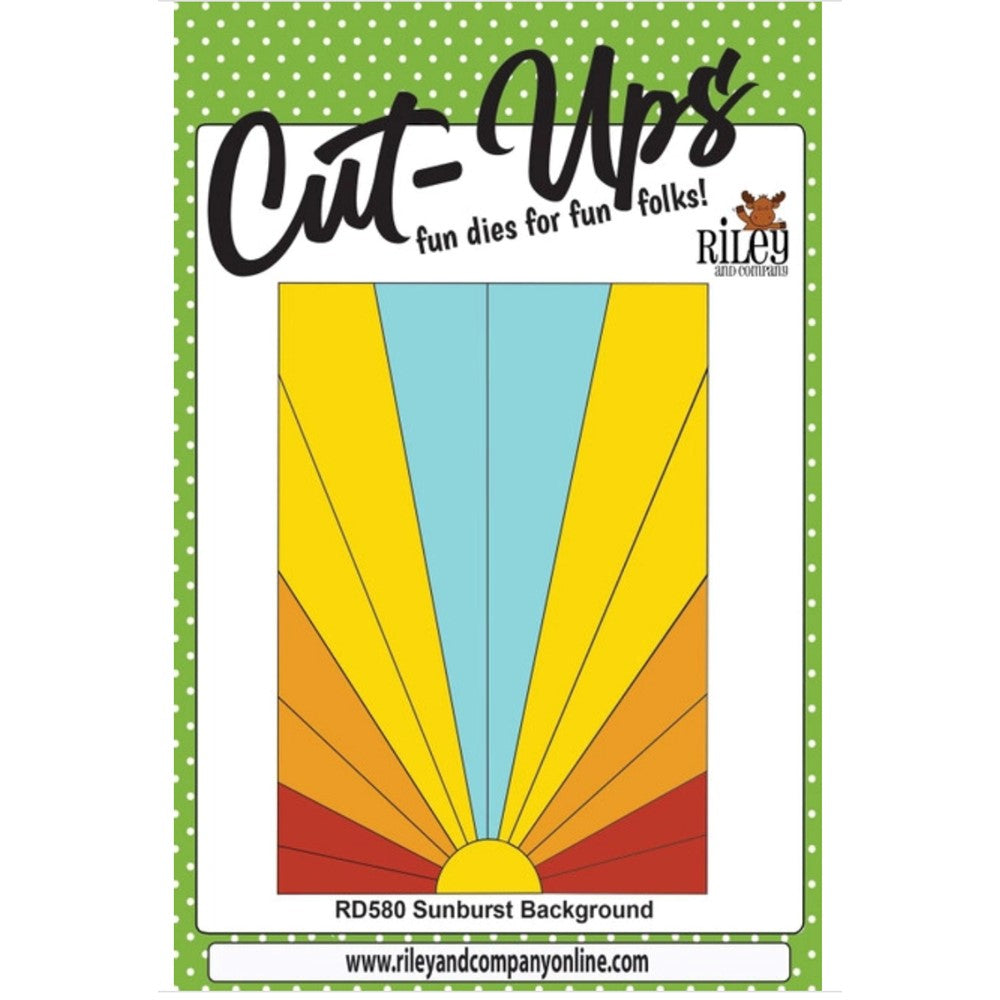 Riley And Company Cut Ups Sunburst Background Dies RD580