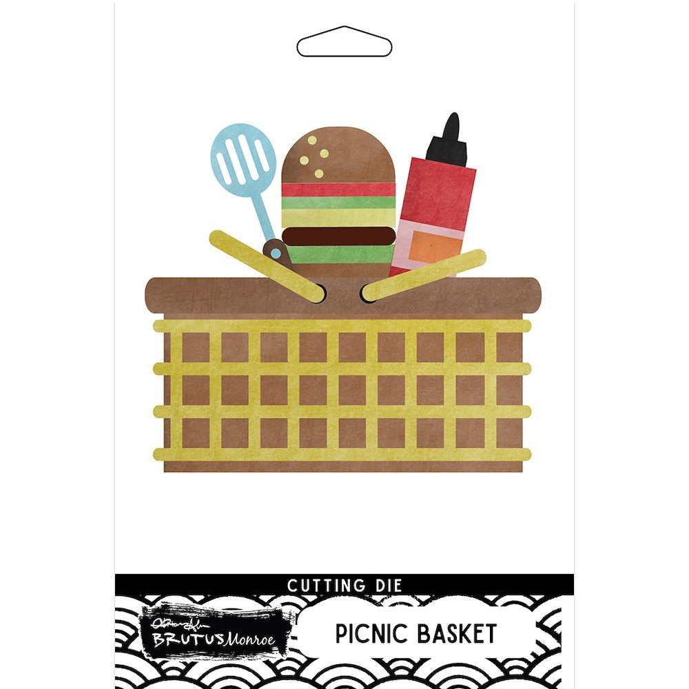 Brutus Monroe Picnic Basket Dies bru3563