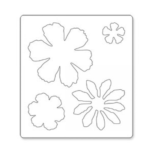 Simon Says Stamp! Tim Holtz Sizzix Die TATTERED FLORALS Bigz Flower Alterations 656640