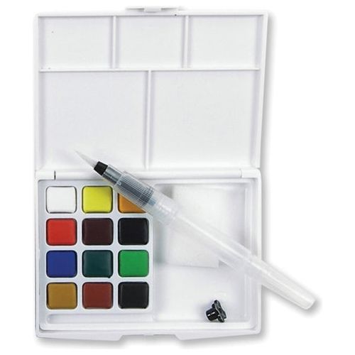 Simon Says Stamp! Sakura KOI WATERCOLORS SKETCH BOX 12 Colors with Waterbrush XNCW12H