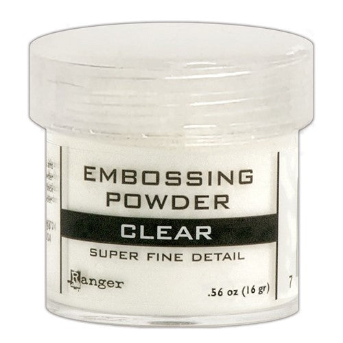 Hero Arts Ultra Fine CLEAR Embossing Powder - 1 ounce Jar - Sunny Studio  Stamps