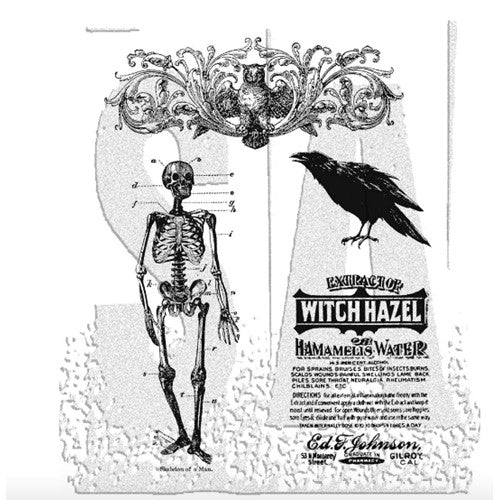 Simon Says Stamp! Tim Holtz Cling Rubber Stamps HAUNTED MANSION cms091