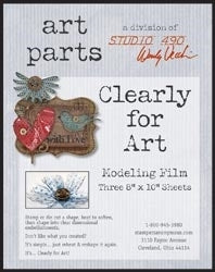 Simon Says Stamp! Wendy Vecchi Modeling Film CLEAR CLEARLY FOR ART Parts Studio 490 WVCLR