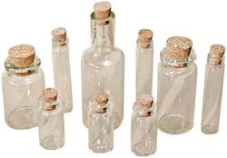 Simon Says Stamp! Tim Holtz Idea-ology CORKED VIALS 9 Glass Bottles TH92899