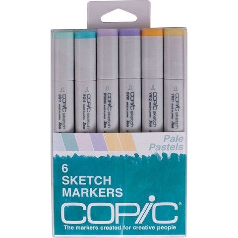 Simon Says Stamp! Copic Sketch PALE PASTELS Markers Kit