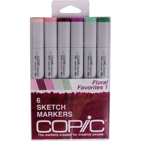 Simon Says Stamp! Copic Sketch FLORAL FAVORITES 1 Markers Kit