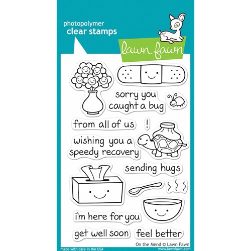Simon Says Stamp! Lawn Fawn ON THE MEND Clear Stamps