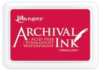 Simon Says Stamp! Ranger Archival Ink Pad VERMILLION AIP30461