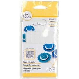 Simon Says Stamp! EK Success 1/8 inch CIRCLES 3-D Foam Dots Adhesive 55 01046