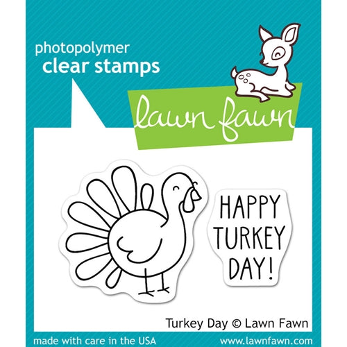 Simon Says Stamp! Lawn Fawn TURKEY DAY Clear Stamps