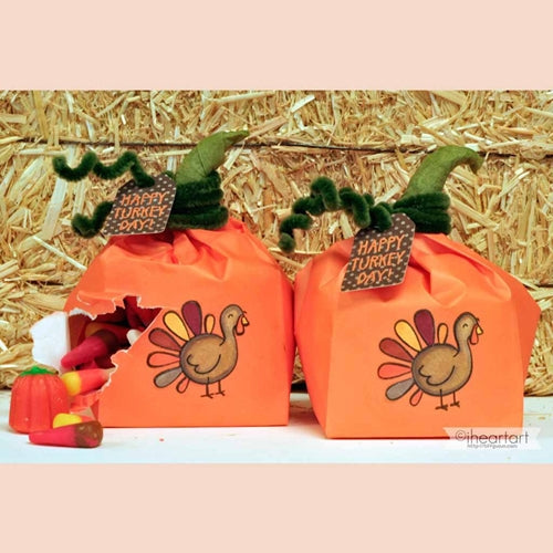 Simon Says Stamp! Lawn Fawn TURKEY DAY Clear Stamps