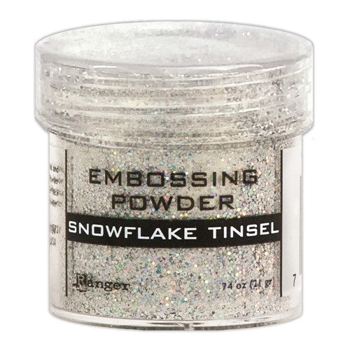 Simon Says Stamp! Ranger SNOWFLAKE TINSEL Embossing Powder EPJ37453
