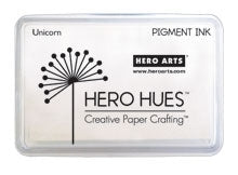 Hero Arts Pigment Ink Pad UNICORN White AF249 – Simon Says Stamp