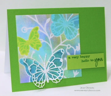 Simon Says Stamp! Memory Box VIVIENNE BUTTERFLY Craft Die 98265