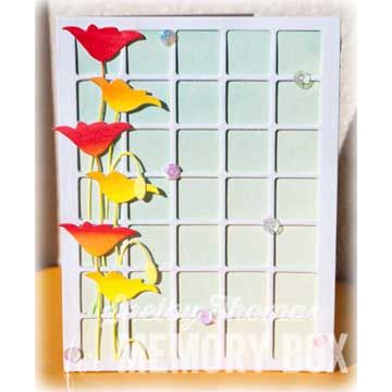 Simon Says Stamp! Memory Box PRIM POPPY Craft Die 98310