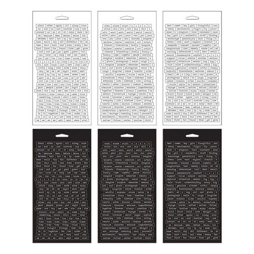 Simon Says Stamp! Tim Holtz Idea-ology 1088 CHITCHAT STICKERS TH92998