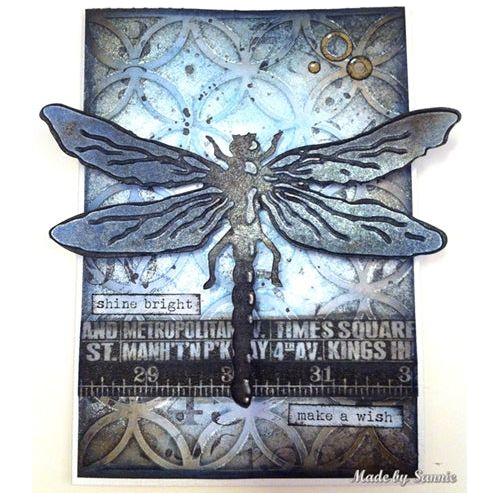 Simon Says Stamp! Ranger Dylusions Ink Spray BLACK MARBLE Dyan Reaveley DYC33837