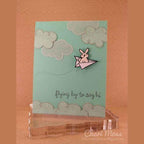 Simon Says Stamp! Lawn Fawn FLYING BY Clear Stamps LF386