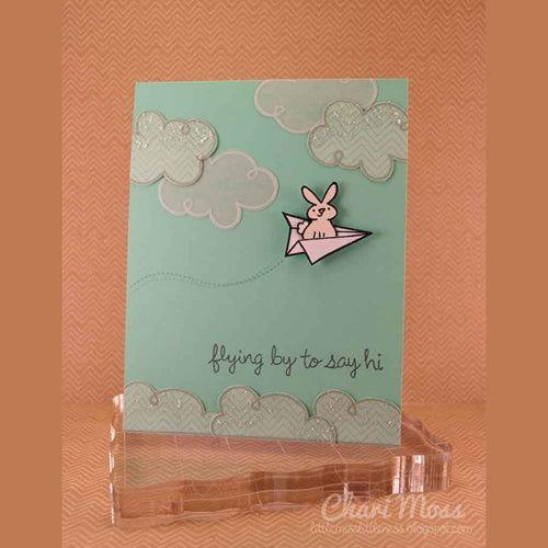 Simon Says Stamp! Lawn Fawn FLYING BY Clear Stamps LF386