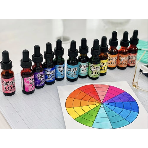 Simon Says Stamp! Tim Holtz Distress Reinker PEACOCK FEATHERS Ranger TXR34964 | color-code:ALT01