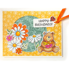 Dare 2B Artzy Oopsie Daisy Clear Stamp Set 23379 - Happy Birthday